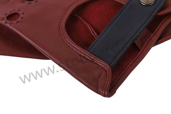 99A001026986 - RED LEATHER DRIVING GLOVES - THE REDLINE SIZE M for Porsche 
