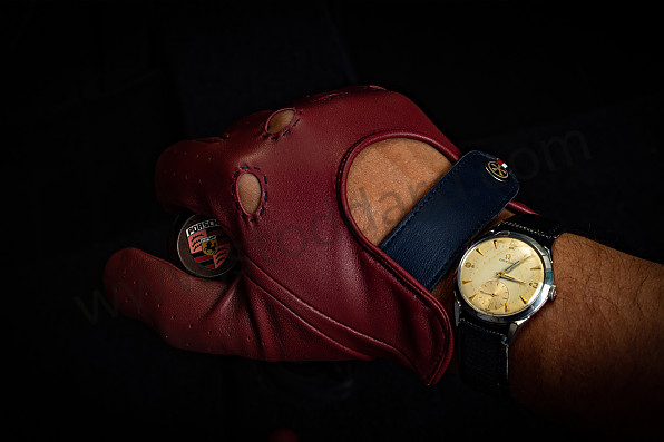 99A001026987 - RED LEATHER DRIVING GLOVES - THE REDLINE for Porsche 