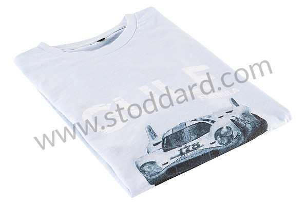 99A001028070 - GULF T-SHIRT LIGHT BLUE for Porsche 