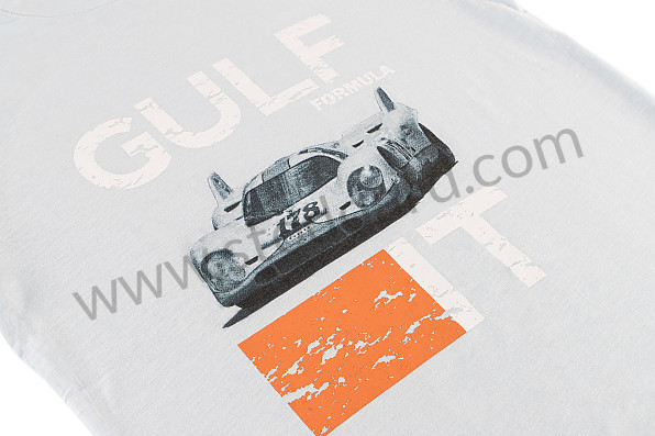 99A001028071 - GULF T-SHIRT LIGHT BLUE for Porsche 