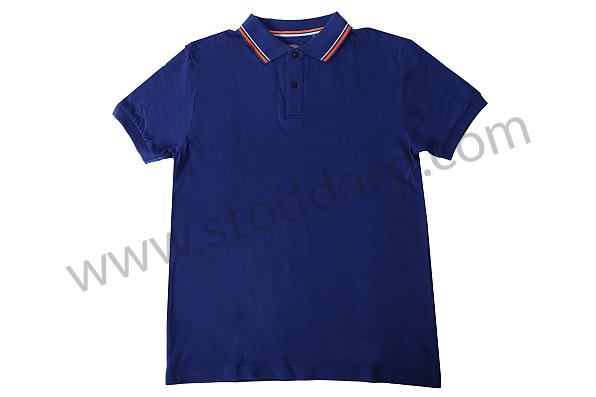 99A001028074 - POLO GULF EDITION SP&Eacute;CIALE COU LIGNES ORANGE - TAILLE  S for Porsche 