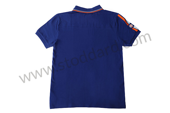 99A001028074 - POLO GULF EDITION SP&Eacute;CIALE COU LIGNES ORANGE - TAILLE  S for Porsche 