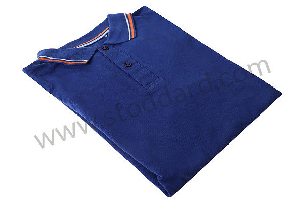 99A001028074 - POLO GULF EDITION SP&Eacute;CIALE COU LIGNES ORANGE - TAILLE  S for Porsche 