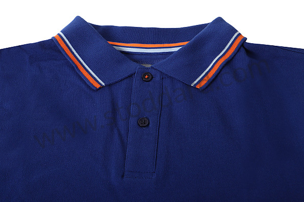 99A001028074 - POLO GULF EDITION SP&Eacute;CIALE COU LIGNES ORANGE - TAILLE  S for Porsche 