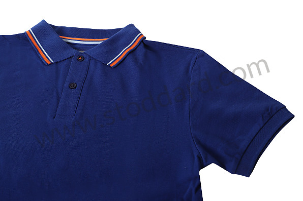 99A001028074 - POLO GULF EDITION SP&Eacute;CIALE COU LIGNES ORANGE - TAILLE  S for Porsche 