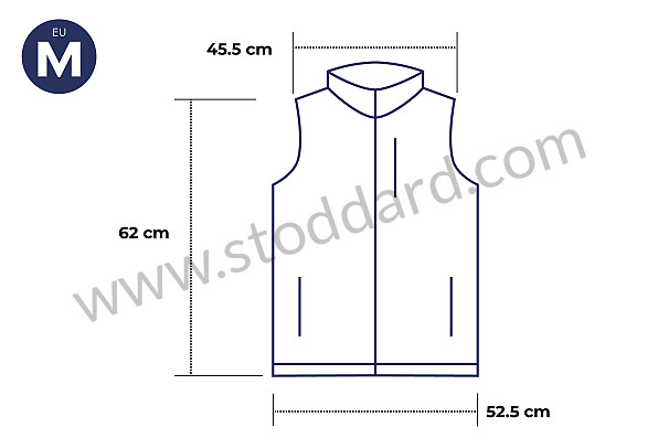 99A001032670 - GULF SLEEVELESS JACKET PERFORMANCE for Porsche 