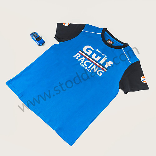 99A001032684 - GULF T-SHIRT RACING BLUE for Porsche 