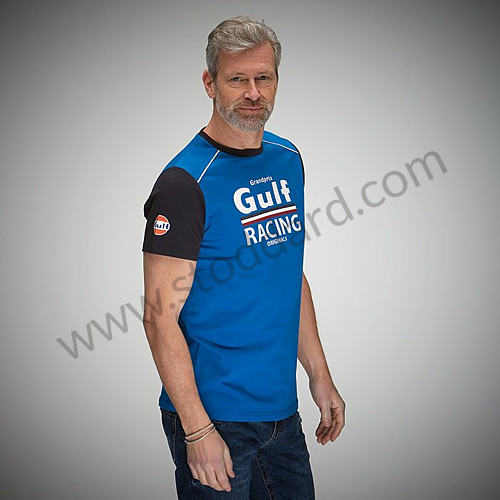 99A001032684 - GULF T-SHIRT RACING BLUE for Porsche 