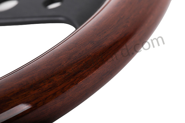 99A001033499 - INDY BLACK / WOOD STEERING WHEEL for Porsche 