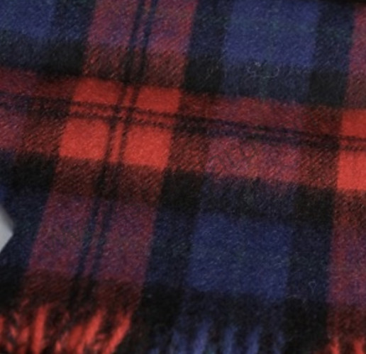 99A001034249 - 100% WOOL TARTAN SCARF for Porsche 