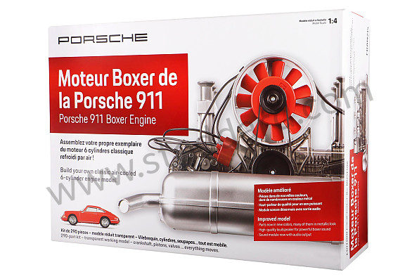 99A001034306 - 1/4 SCALE 911 ENGINE WITH SOUND AND ENGINE MOTION (FRENCH & ENGLISH) for Porsche 