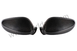 EXTERIOR MIRROR SHELL KIT PAIR / CARBON (99A001034541)