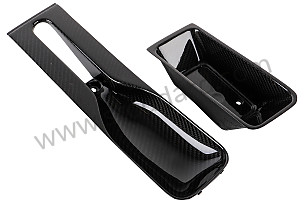 CENTER CONSOLE COVER KIT CARBON / Without OPTION:  REAR WINDOW WIPER (Option code: M425) (99A001034542)