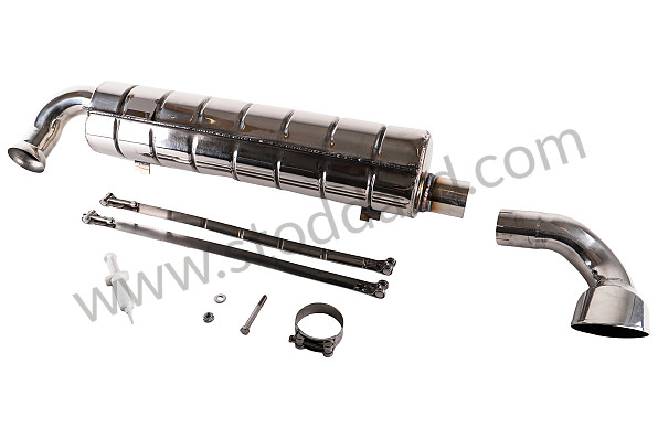 99A001036682 - SPORTS SILENCER TYPE RIVA for Porsche 964 &bull; 1989 &bull; 964 Carrera 4 &bull; Coupe &bull; Manual Gearbox, 5 Speed