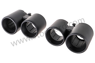 DUAL EXHAUST EXHAUST MATT BLACK / MATT BLACK / OPTION: SPORTS EXHAUST SYSTEM (Option code: I176) (99A001036689)