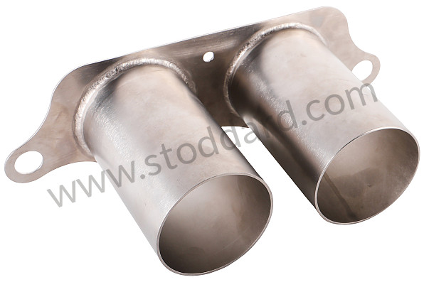 99A001037080 - EXHAUST OUTLET IN TITANIUM GRAY GT3 / GT3RS for Porsche 997 Gt3 / Gt3-2 &bull; 2011 &bull; 997 Gt3 Rs 4.0 &bull; Coupe &bull; Manual Gearbox, 6 Speed