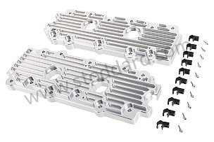 LOWER VALVE COVER KIT PAIR / SILVER / SILVER / ALUMINIUM (99A001038539)
