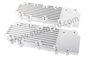 LOWER ROCKER COVER KIT PAIR / SILVER / SILVER / ALUMINIUM (99A001038540)