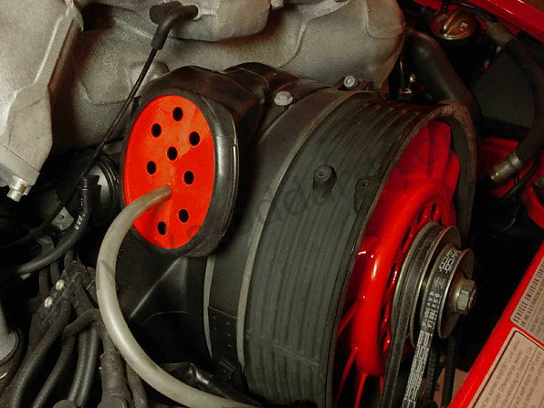 99A001038541 - HOT AIR BLOWER REMOVAL KIT ON ENGINE for Porsche 993 &bull; 1996 &bull; 993 Carrera 2 &bull; Coupe &bull; Manual Gearbox, 6 Speed