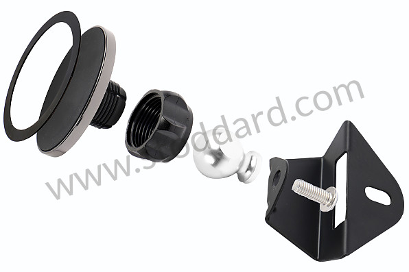99A001038867 - MAGNETIC PHONE HOLDER ON CENTER CONSOLE for Porsche 996 Gt3 / Gt3-1 &bull; 2000 &bull; 996 Gt3 &bull; Coupe &bull; Manual Gearbox, 6 Speed
