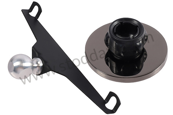 99A001038869 - MAGNETIC PHONE HOLDER ON CENTER CONSOLE for Porsche Cayenne 957 07-10 &bull; 2009 &bull; Cayenne Turbo &bull; Automatic Gearbox
