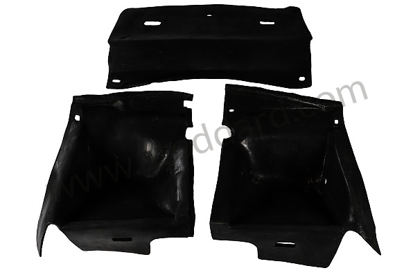 99A001039126 - REAR SEAT AND REAR DECK SOUNDPROOFING for Porsche 911 65-69 &bull; 1968 &bull; 2.0L &bull; Targa &bull; Automatic Gearbox
