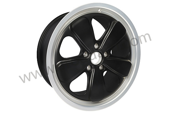 99A001040772 - ORIGINAL FUCHS RIM 20 INCH KIT OF 4 RIMS 9 AND 11.5 INCH (BLACK FINISH) (ET 51 FRONT / ET 56 REAR) for Porsche 