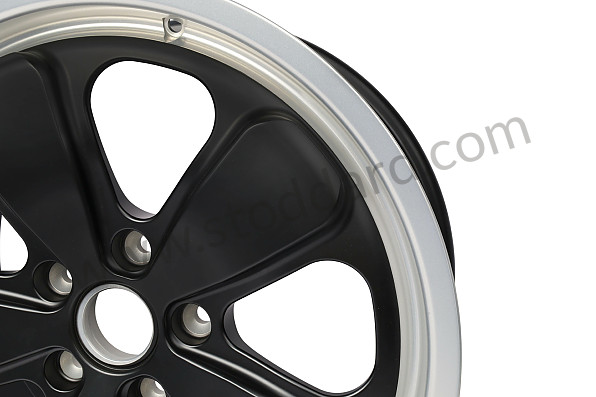 99A001040772 - ORIGINAL FUCHS RIM 20 INCH KIT OF 4 RIMS 9 AND 11.5 INCH (BLACK FINISH) (ET 51 FRONT / ET 56 REAR) for Porsche 