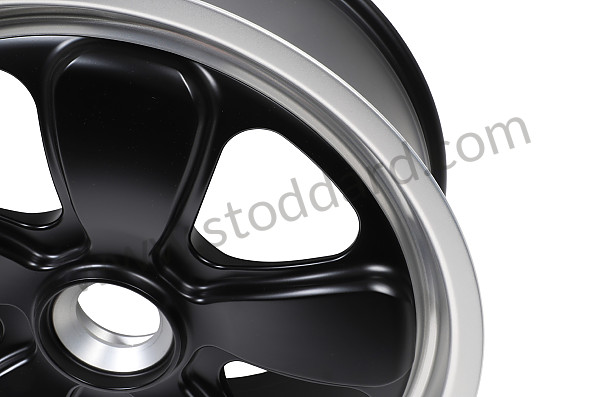 99A001040774 - ORIGINAL FUCHS 20-INCH WHEEL KIT OF 4 9 AND 12-INCH WHEELS (BLACK FINISH) (ET 51 FRONT / ET 63 REAR) WITH CENTRAL CLOSURE for Porsche 