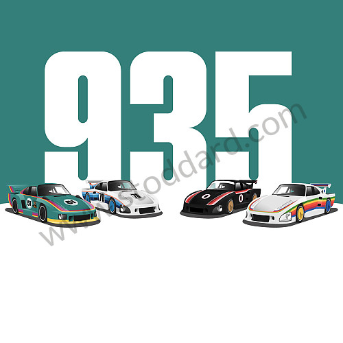 99A001040777 - 935 PACK RACING LEGENDS SOCKS - M 36-40 for Porsche 