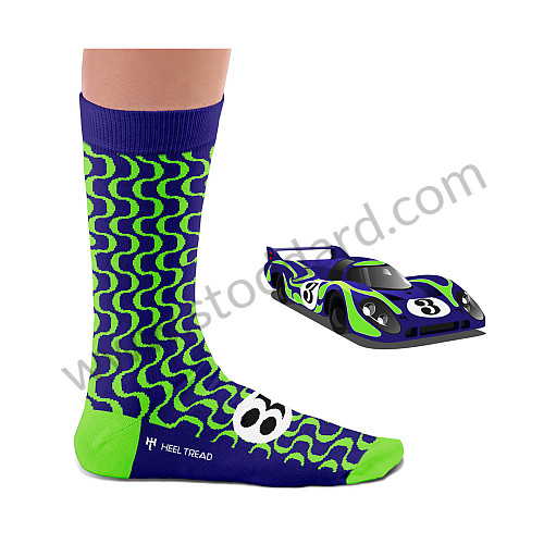 99A001040785 - 917 "THE HIPPIE" SOCKS - L 41-46 for Porsche 