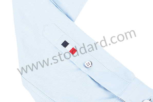 99A001040792 - GULF RACING SHIRT - BLUE for Porsche 