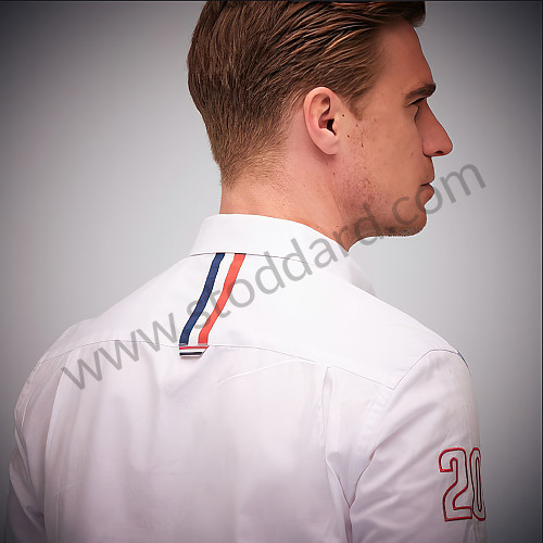 99A001040793 - GULF RACING SHIRT - WHITE for Porsche 