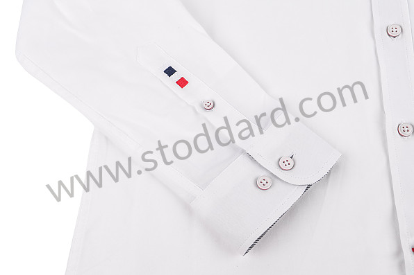 99A001040797 - GULF RACING SHIRT - WHITE for Porsche 