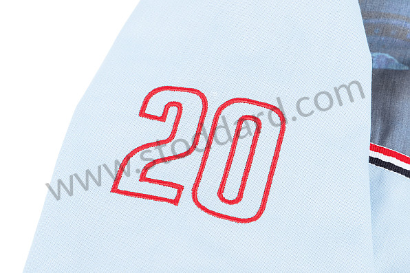 99A001040801 - GULF RACING WOMEN SHIRT - BLUE for Porsche 