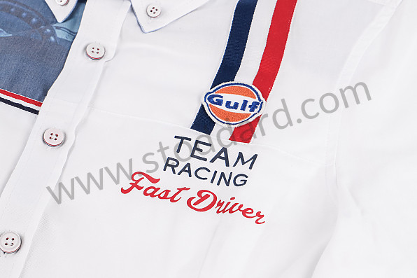 99A001040802 - GULF RACING WOMEN SHIRT - WHITE for Porsche 