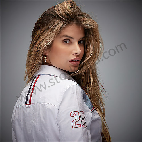 99A001040805 - GULF RACING WOMEN SHIRT - WHITE for Porsche 