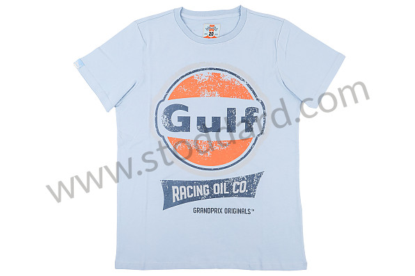 99A001041076 - GULF OIL RACING T-SHIRT - BLUE for Porsche 