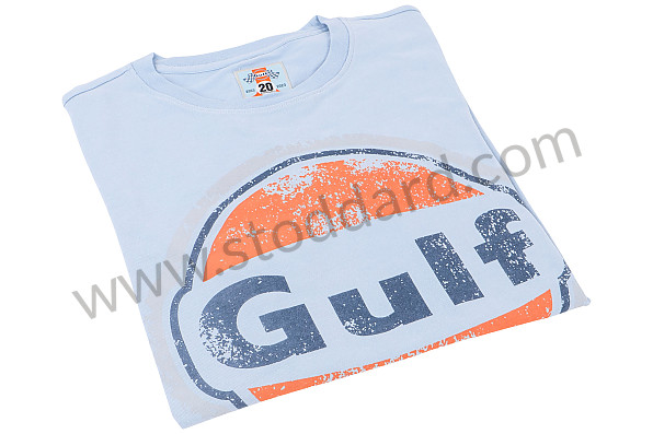99A001041076 - GULF OIL RACING T-SHIRT - BLUE for Porsche 