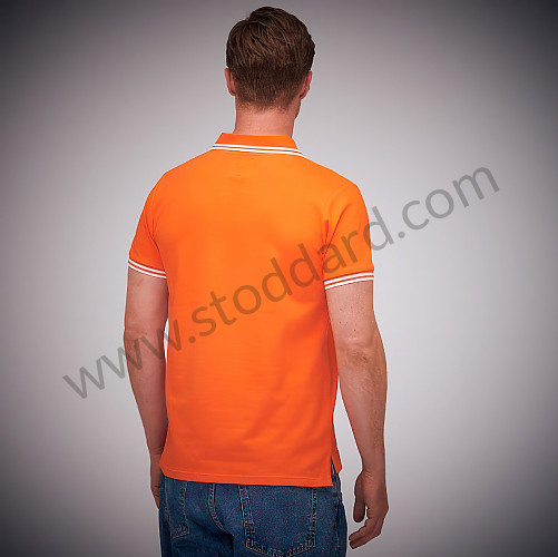 99A001041407 - GULF POLO SHIRT - ORANGE for Porsche 