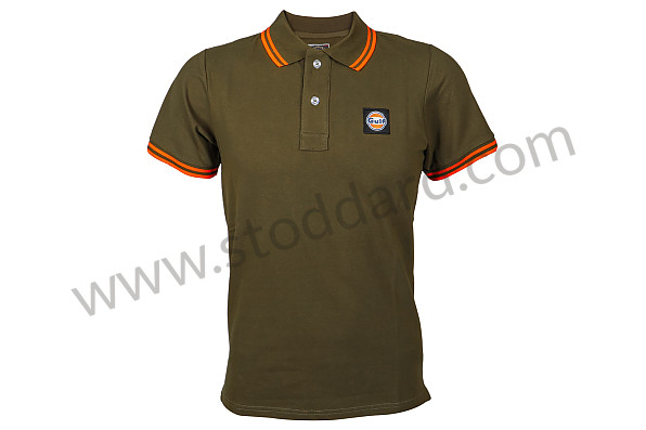 99A001041412 - POLO SHIRT GULF - OLIVE for Porsche 