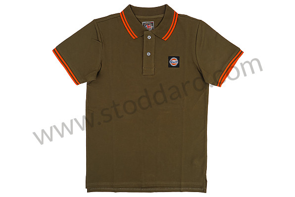 99A001041412 - POLO SHIRT GULF - OLIVE for Porsche 