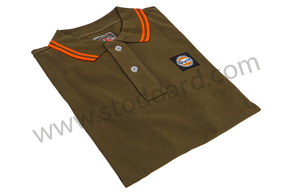 99A001041416 - POLO SHIRT GULF - OLIVE for Porsche 