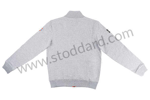 99A001041442 - SWEATSHIRT ZIP GULF SMART RACING - GREY for Porsche 