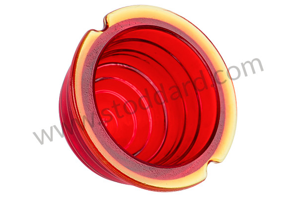 99A001041629 - FIRE GLASS 356 RED 43MM / DIAMETER 58MM for Porsche 356A &bull; 1955 &bull; 1300 S (589/2) &bull; Speedster A T1 &bull; Manual Gearbox, 4 Speed