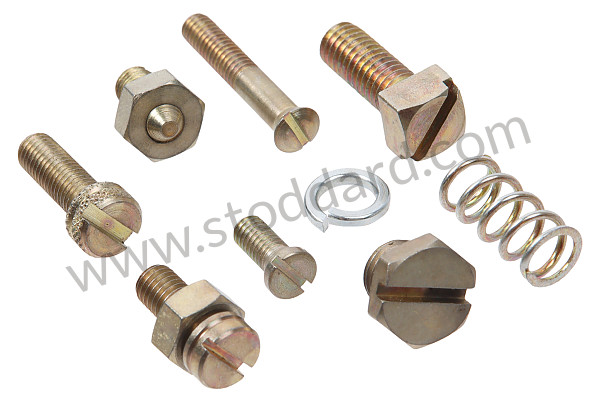 99A001048276 - COMPLETE SET OF CARBURETTOR FIXINGS SOLEX 40 PII for Porsche 912 &bull; 1966 &bull; 912 1.6 &bull; Coupe &bull; Manual Gearbox, 4 Speed