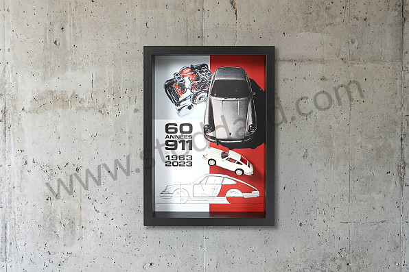 99A001050544 - FRAME 911 SPECIAL 60TH ANNIVERSARY WHITE for Porsche 