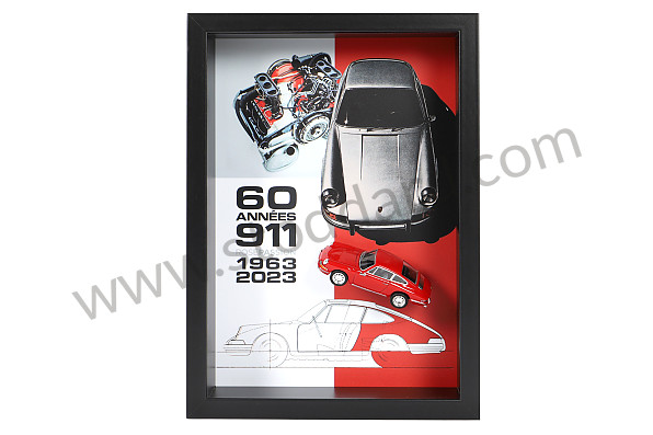 99A001050545 - FRAME 911 SPECIAL 60TH ANNIVERSARY RED for Porsche 