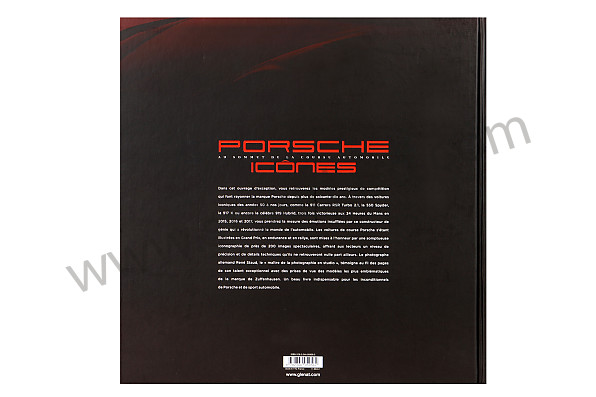 99A001050805 - PORSCHE ICONS BOOK (FR) for Porsche 