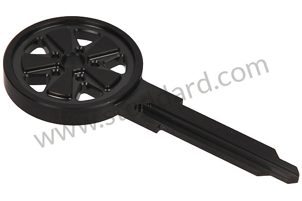 99A001055261 - ENGRAVING KEY - FUCHS RIM STYLE BLACK STEEL FOR 911 / 914 / 959 70-98 for Porsche 